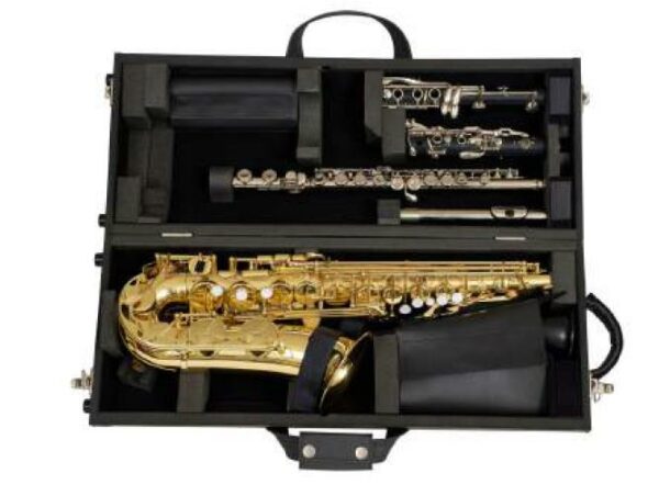 Wiseman | Professional Series Alto Saxophone Case (also holds flute and clarinet)